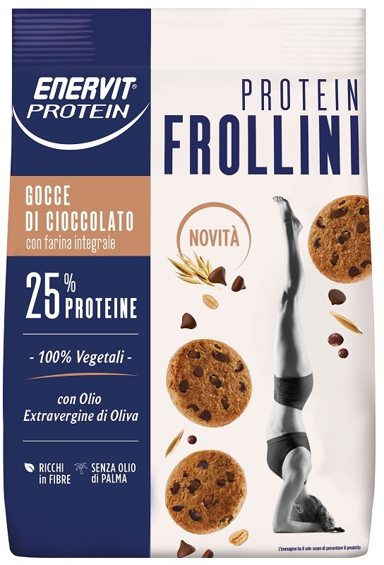 ENERVIT PROTEIN FROLLINO GOCCE CIOCCOLATO 200 G - Farmapanda Srl