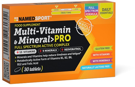 MULTI-VITAMIN&MINERAL PRO 30 COMPRESSE - Farmapanda Srl