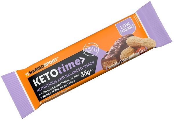 KETOTIME BAR ROASTED PEANUT 35 G - Farmapanda Srl