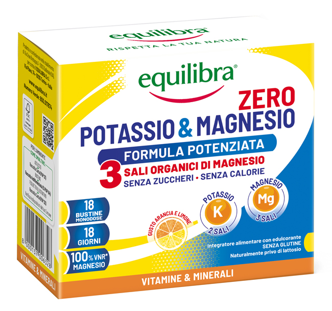 POTASSIO & MAGNESIO ZERO 3 18 BUSTINE - Farmapanda Srl