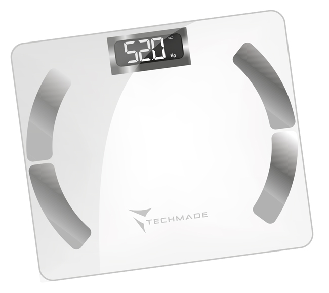 TECHMADE BILANCIA SMART WHITE - Farmapanda Srl