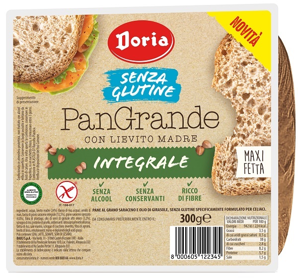 DORIA PANGRANDE INTEGRALE 300 G - Farmapanda Srl