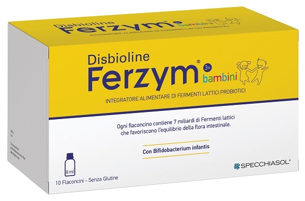 DISBIOLINE FERZYM BAMBINI 10 FLACONCINI DA 8 ML - Farmapanda Srl