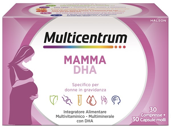 MULTICENTRUM MAMMA DHA 30 COMPRESSE + 30 CAPSULE - Farmapanda Srl
