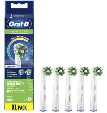 ORALB POWER REFILL EB50 CROSSACTION 5 PEZZI - Farmapanda Srl