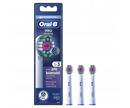 ORALB POWER REFILL EB18-3 3D WHITE 3 PEZZI - Farmapanda Srl