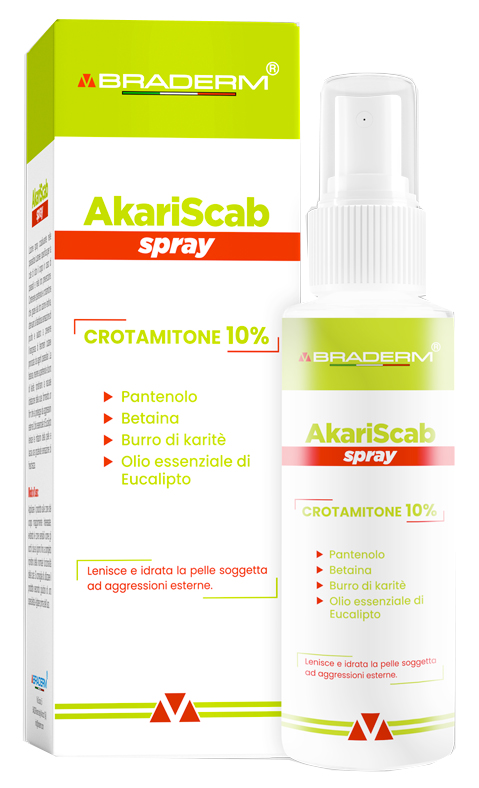 AKARISCAB SPRAY 100 ML BRADERM - Farmapanda Srl