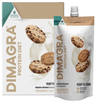 DIMAGRA PROTEIN DIET BISCOTTO 7 PEZZI DA 220 G - Farmapanda Srl