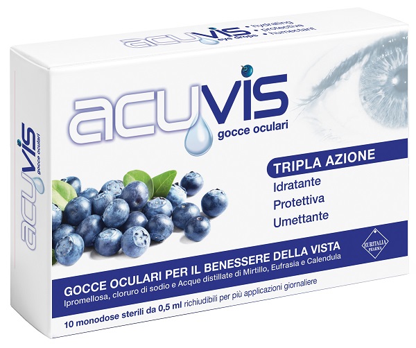 GOCCE OCULARI ACUVIS 10 FLACONCINI 0,5 ML - Farmapanda Srl