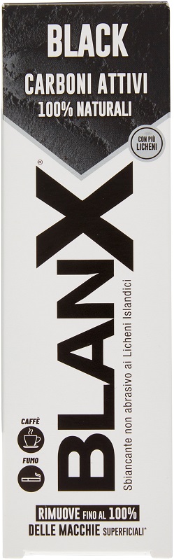 BLANX BLACK CARBONE DENTIFRICIO 75 ML - Farmapanda Srl