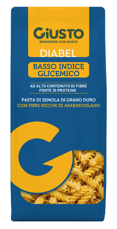 GIUSTO DIABEL BASSO INDICE GLICEMICO PASTA FUSILLI 400 G - Farmapanda Srl