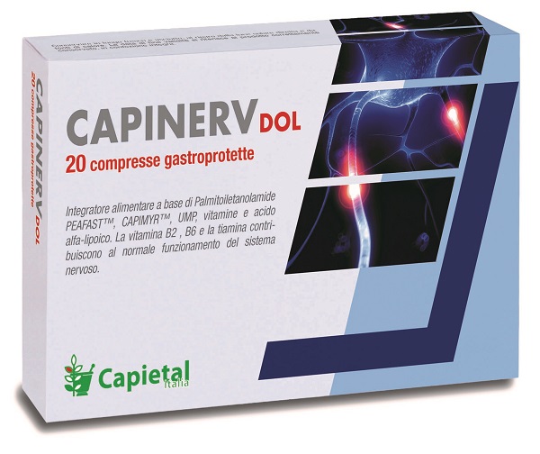 CAPINERV DOL 20 COMPRESSE GASTROPROTETTE - Farmapanda Srl