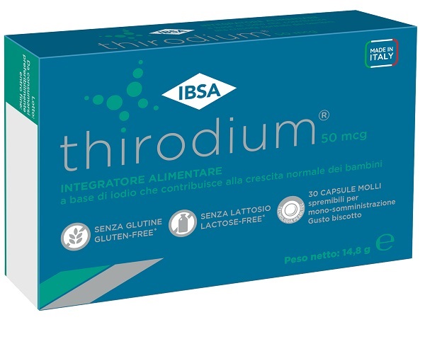 THIRODIUM 50MCG 30 CAPSULE MOLLI NUOVA FORMULAZIONE - Farmapanda Srl