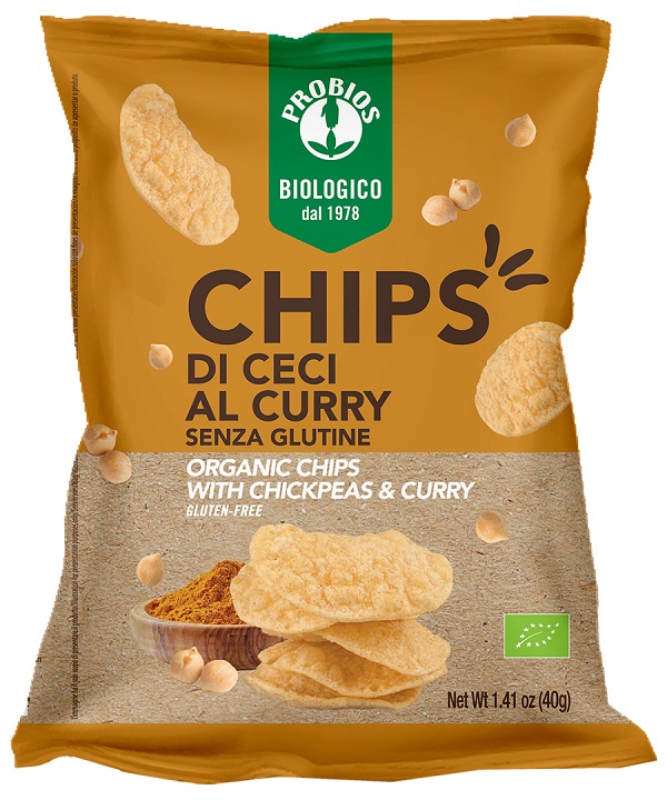 PROBIOS CHIPS CECI CURRY 40 G - Farmapanda Srl