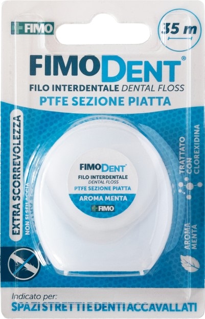 FIMODENT FILO INTERDENTALE PTFE PIATTO 35M - Farmapanda Srl