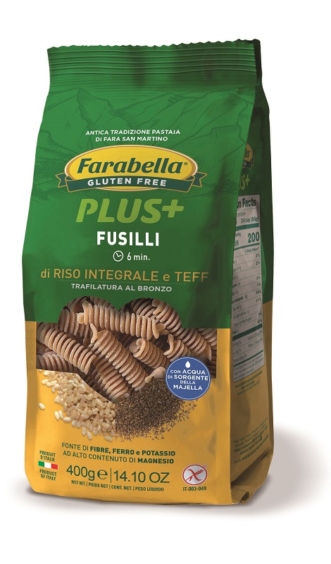 FARABELLA FUSILLI RISO INTEGRALE E TEFF 400 G - Farmapanda Srl