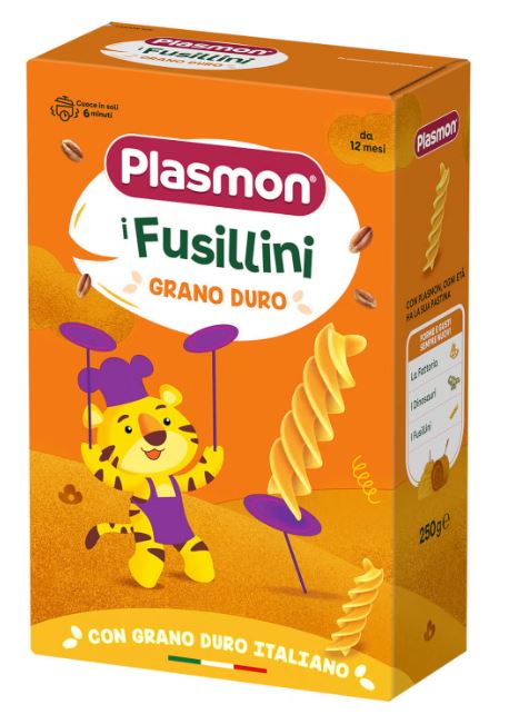 PLASMON PASTA FUSILLINI GRANO DURO 250 G - Farmapanda Srl