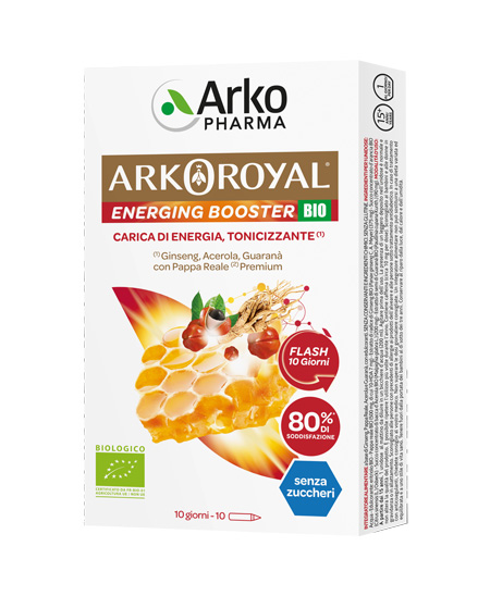ARKOROYAL ENERGING BOOSTER BIO 10 FLACONCINI - Farmapanda Srl