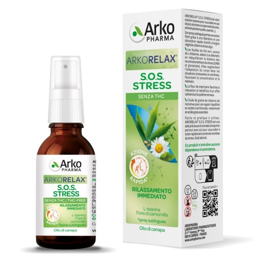 ARKORELAX SOS STRESS 15 ML - Farmapanda Srl
