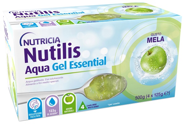NUTILIS AQUA GEL MELA 4 PEZZI DA 125 G - Farmapanda Srl