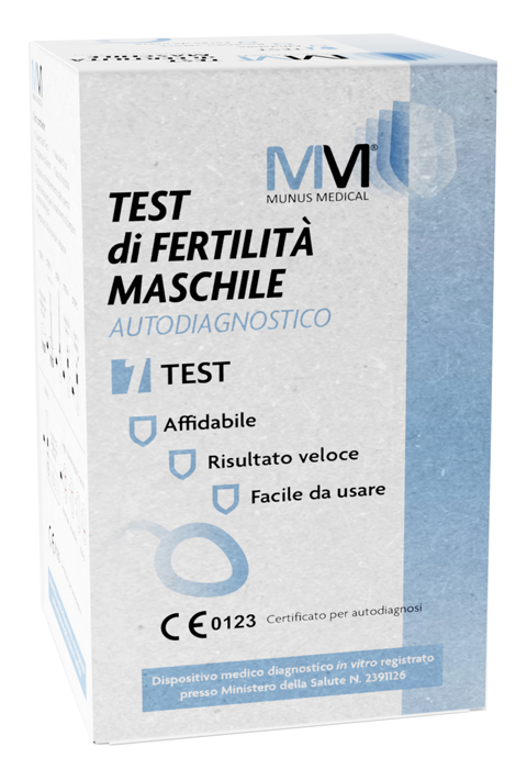 MUNUS MEDICAL TEST AUTODIAGNOSTICO DI FERTILITA' MASCHILE - Farmapanda Srl