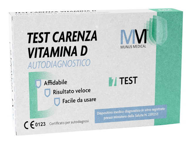 MUNUS MEDICAL TEST AUTODIAGNOSTICO VITAMINA D - Farmapanda Srl