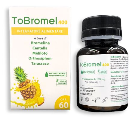 TOBROMEL 400 60 COMPRESSE - Farmapanda Srl