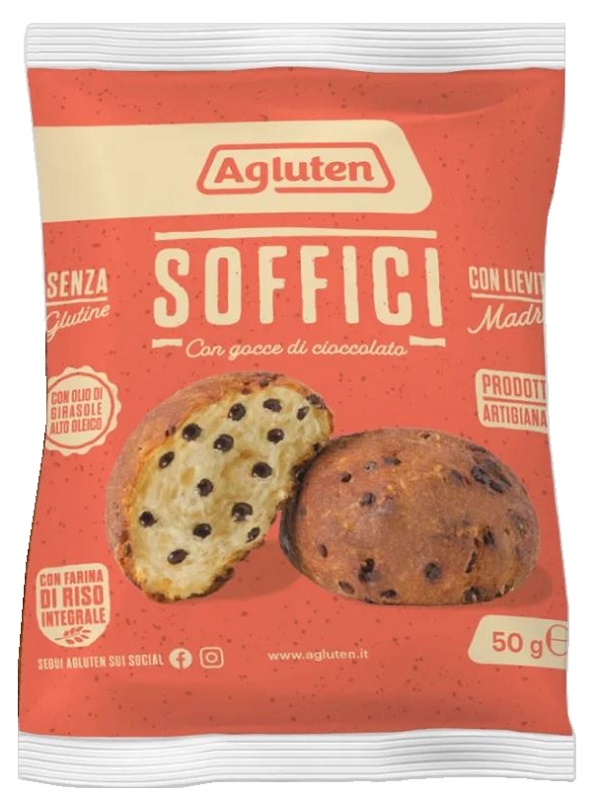 AGLUTEN SOFFICI GOCCE DI CIOCCOLATO 50 G - Farmapanda Srl