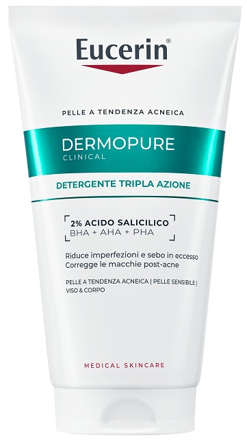 EUCERIN DERMOPURIFYER GEL DETERGENTE TRIPLA AZIONE 150 ML - Farmapanda Srl