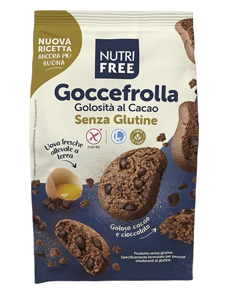 NUTRIFREE GOCCEFROLLA GOLOSITA' AL CACAO 300 G - Farmapanda Srl