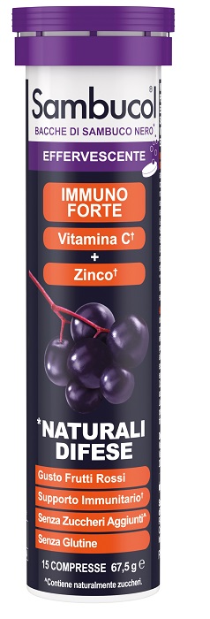 SAMBUCOL EFFERVESCENTE 15 COMPRESSE - Farmapanda Srl