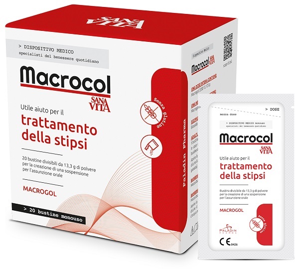 SANAVITA MACROCOL PLUS 20 BUSTINE DA 13,81 G - Farmapanda Srl