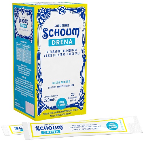SOLUZIONE SCHOUM DRENA 20 STICK - Farmapanda Srl