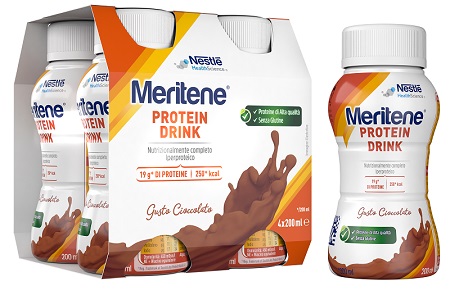MERITENE DRINK CIOCCOLATO 4 PEZZI DA 200 ML - Farmapanda Srl