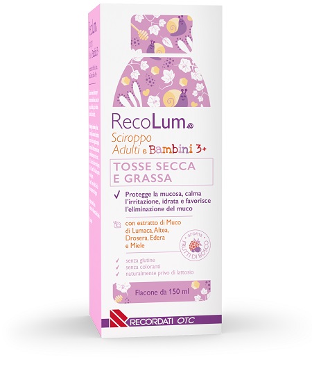 RECOLUM SCIROPPO TOSSE ADULTI-BAMBINI 150 ML - Farmapanda Srl