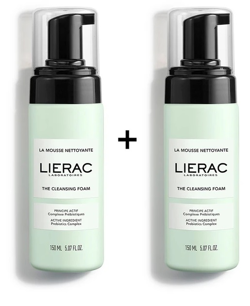 LIERAC DUO MOUSSE STRUCCANTE 150 ML 2 CONFEZIONI - Farmapanda Srl