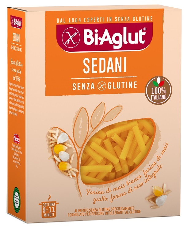 BIAGLUT PASTA SENZA GLUTINE SEDANI 400 G - Farmapanda Srl