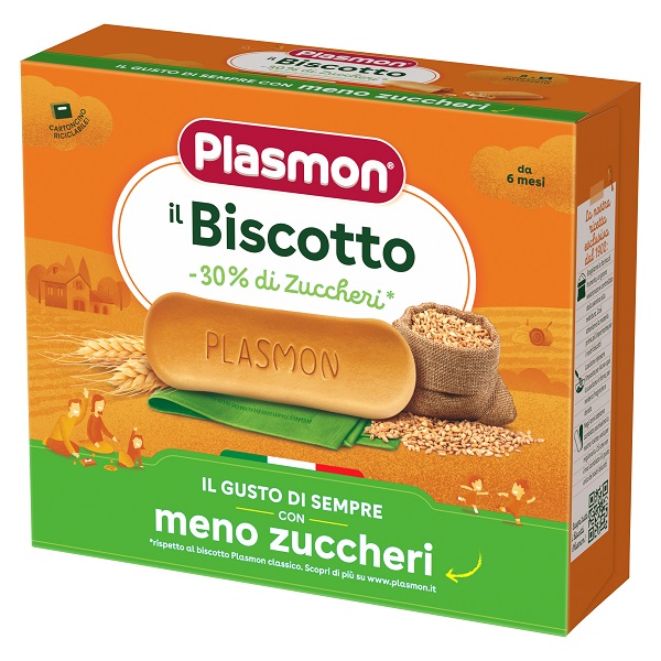 PLASMON BISCOTTO -30% ZUCCHERO 320 G - Farmapanda Srl