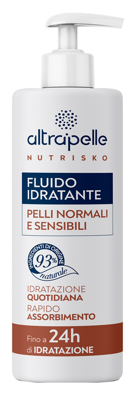 ALTRAPELLE NUTRISKO FLUIDO IDRATANTE PELLI NORMALI SENSIBILI 400 ML - Farmapanda Srl