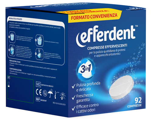 EFFERDENT 92 COMPRESSE EFFERVESCENTI - Farmapanda Srl