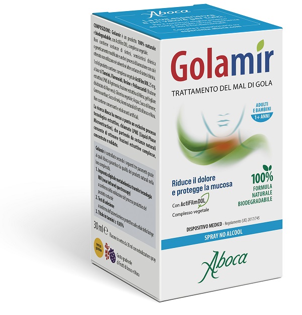 GOLAMIR SPRAY NO ALCOL 30 ML - Farmapanda Srl