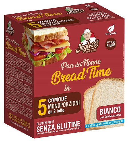 INGLESE BREAD TIME BIANCO 2 PEZZI DA 125 G - Farmapanda Srl