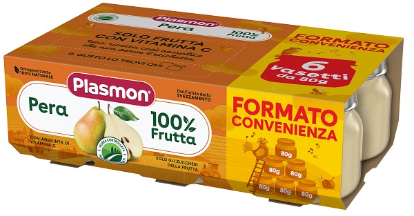 PLASMON OMOGENEIZZATO PERA 6X80 G - Farmapanda Srl
