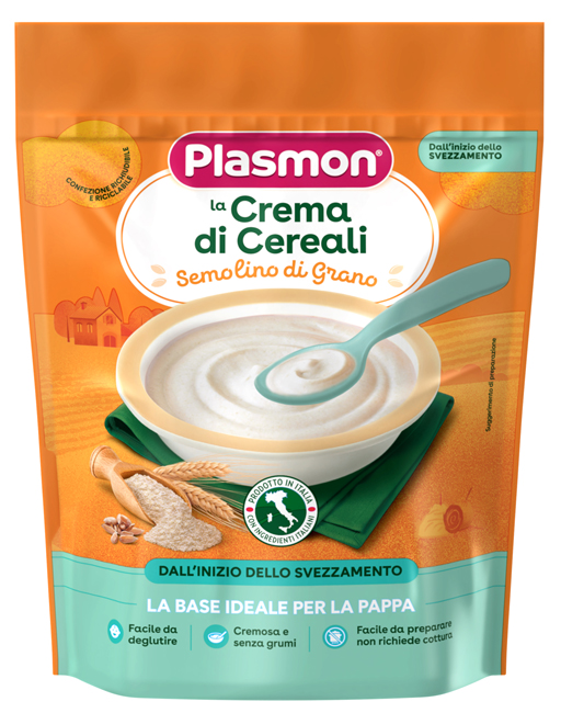 PLASMON CEREALI SEMOLINO DI GRANO 200 G - Farmapanda Srl