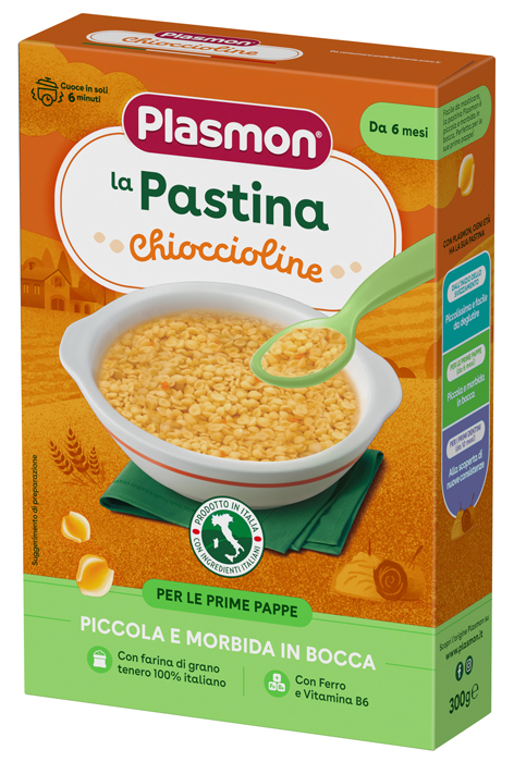 PLASMON PASTA CHIOCCIOLINE 300 G - Farmapanda Srl