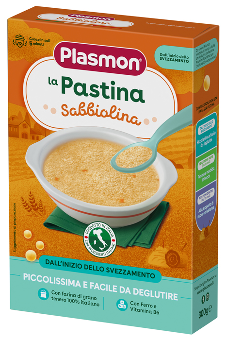 PLASMON PASTA SABBIOLINA 300 G - Farmapanda Srl