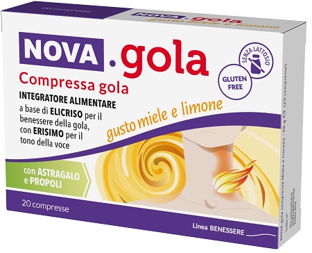 NOVA GOLA MIELE LIMONE 20 COMPRESSE - Farmapanda Srl