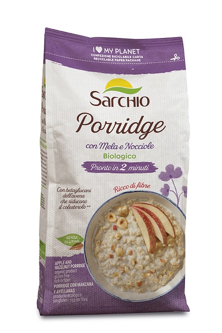 PORRIDGE MELA NOCCIOLE 250 G - Farmapanda Srl