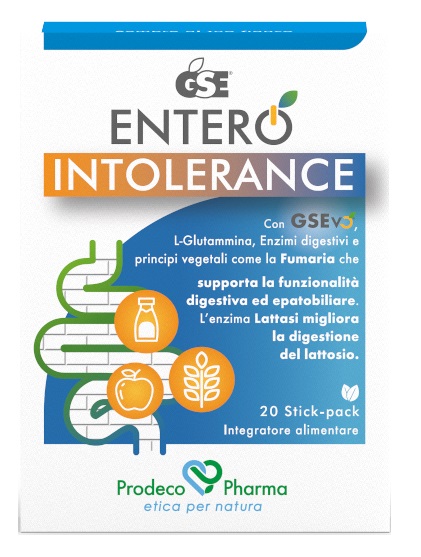 GSE ENTERO INTOLERANCE 20 STICKPACK - Farmapanda Srl