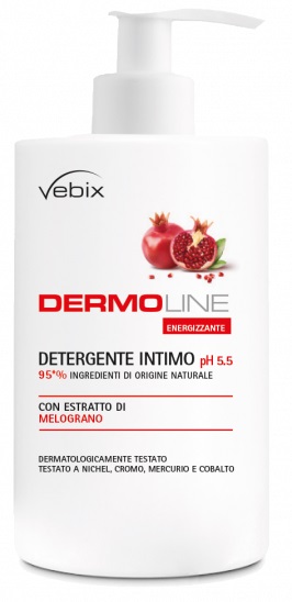 VEBIX DERMOLINE MELOGRANO DETERGENTE INTIMO 500 ML - Farmapanda Srl